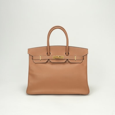 エルメス HERMES バーキン35 バーキン 35 バッグ トートバッグ クシュベル ナチュラル Natural ブラウン Brown 茶 ゴールド金具 ハンドバッグ