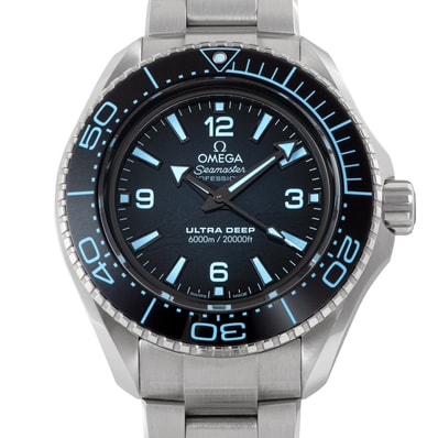 OMEGA オメガ シーマスター プラネットオーシャン 6000 コーアクシャル マスタークロノメーター ウルトラディープ サマーブルー 215.30.46.21.03.002 ステンレススチール【中古】