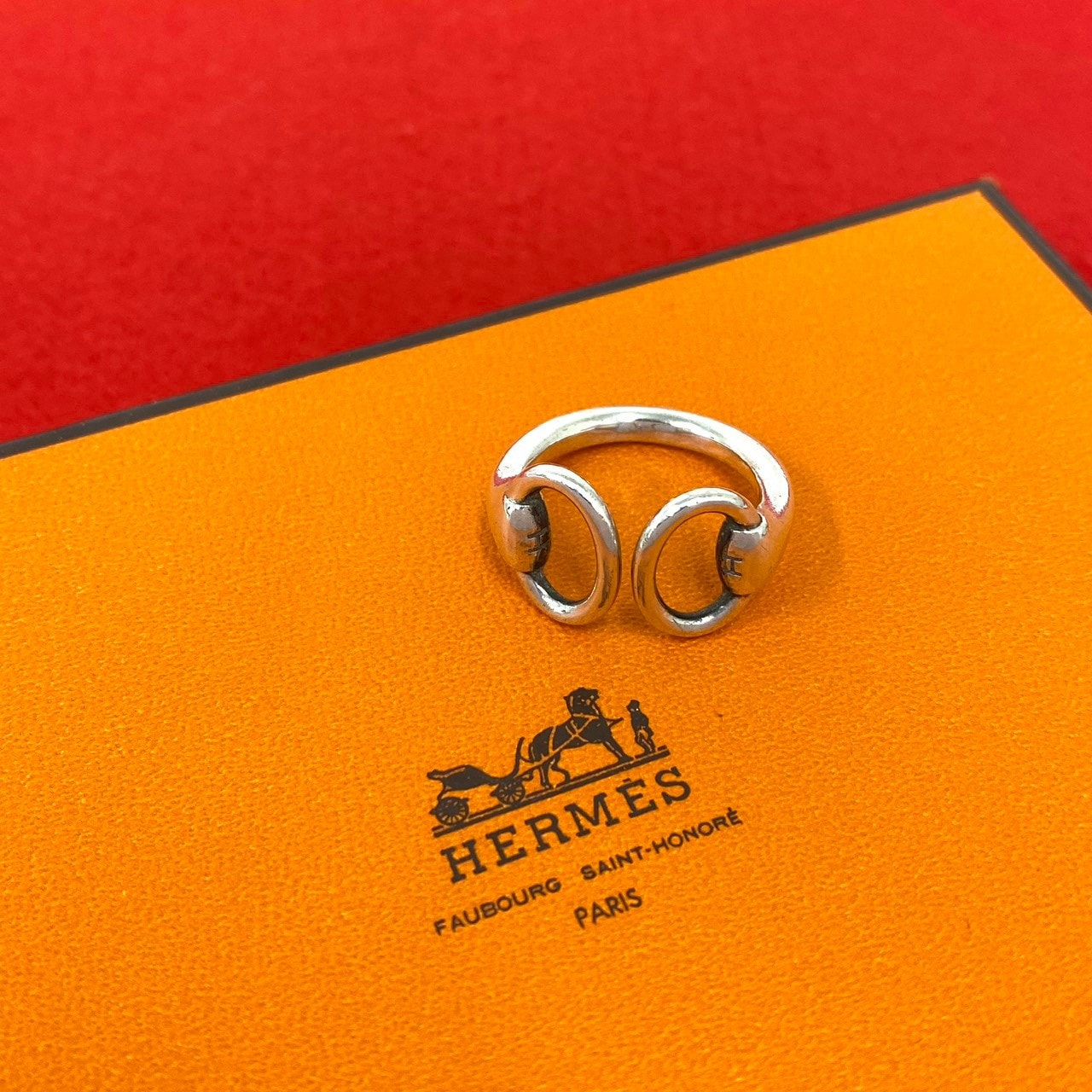 HERMES エルメス ナウシカ リング シルバー925 リング・指輪 12号 シルバー
 24306