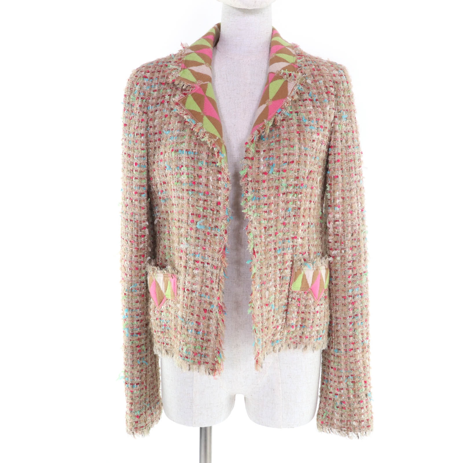 美品 シャネル ブルゾン マルチ レディース 36 04A P24510