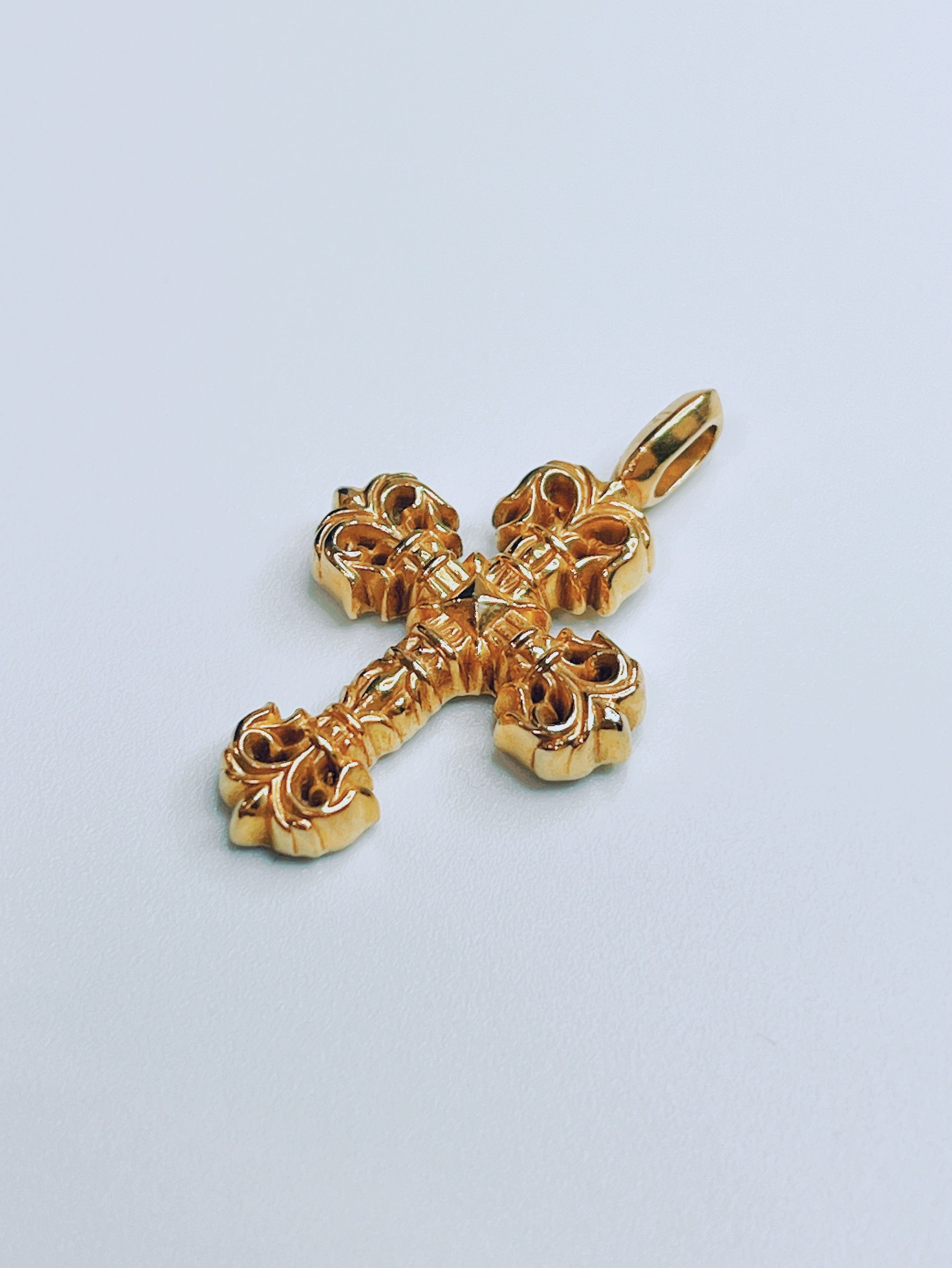 Chrome Hearts 22K Tiny Filigrey Charm "Yellow Gold"