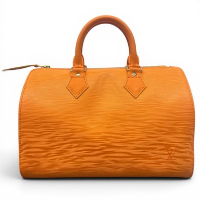 LOUIS VUITTON 希少 極美品 ルイヴィトン スピーディ25 マンダリン エピ ミニボストン ハンドバッグ M5903H レザー SP0065 オレンジ Aランク 中古 鑑定済 ヴィトンバッグ