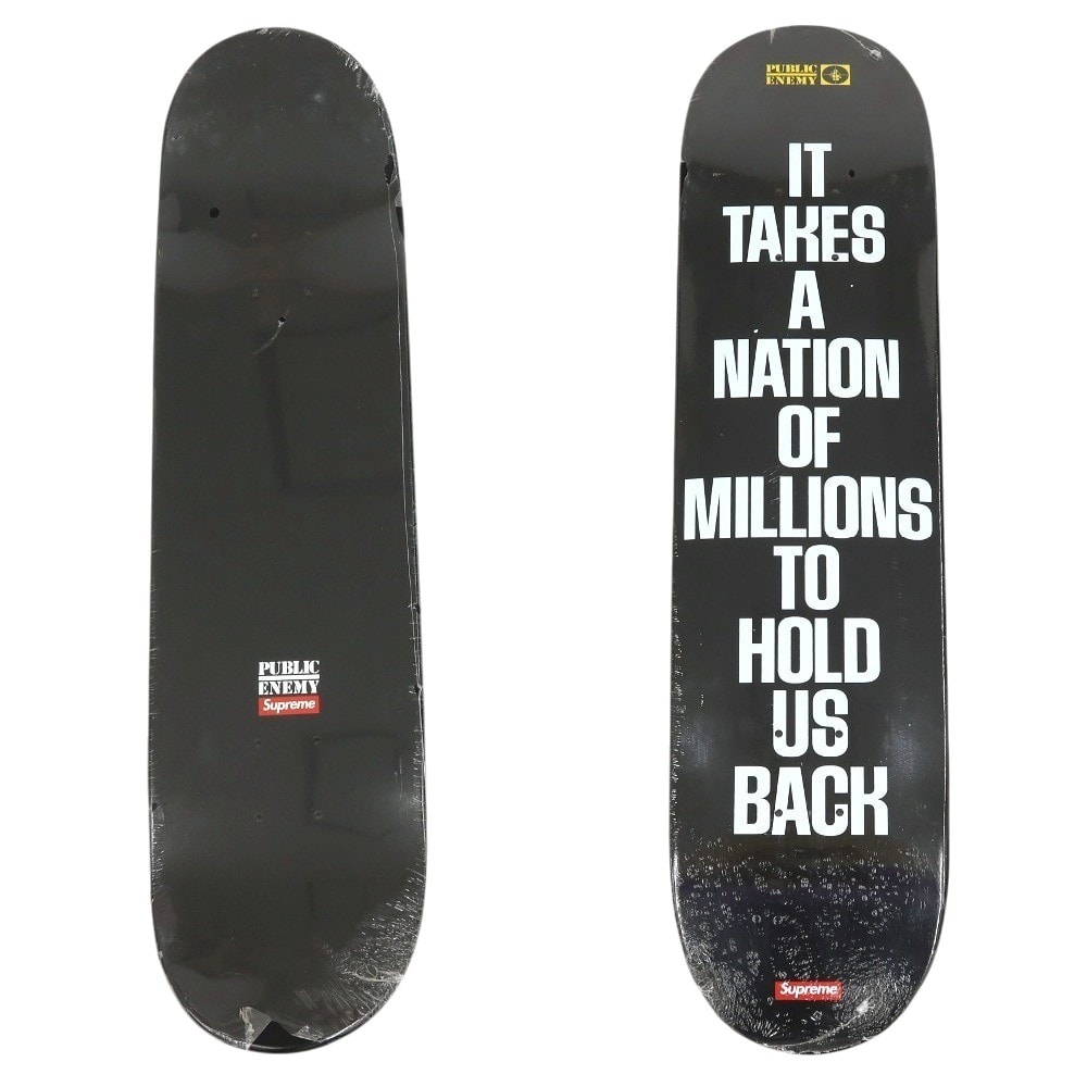 【中古】シュプリーム Supreme 2006年 Public Enemy Skateboard スケートボード デッキ スケボー ブラック【メンズ】