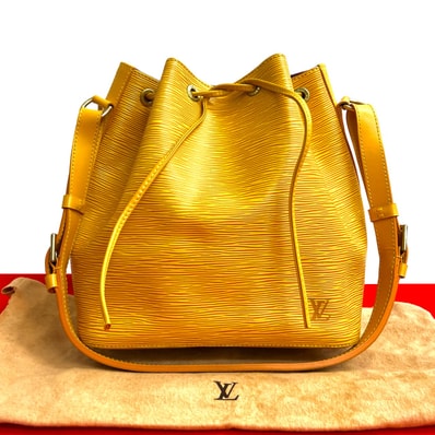 LOUIS VUITTON ルイヴィトン プチノエ エピレザー ショルダーバッグ イエロー
42751