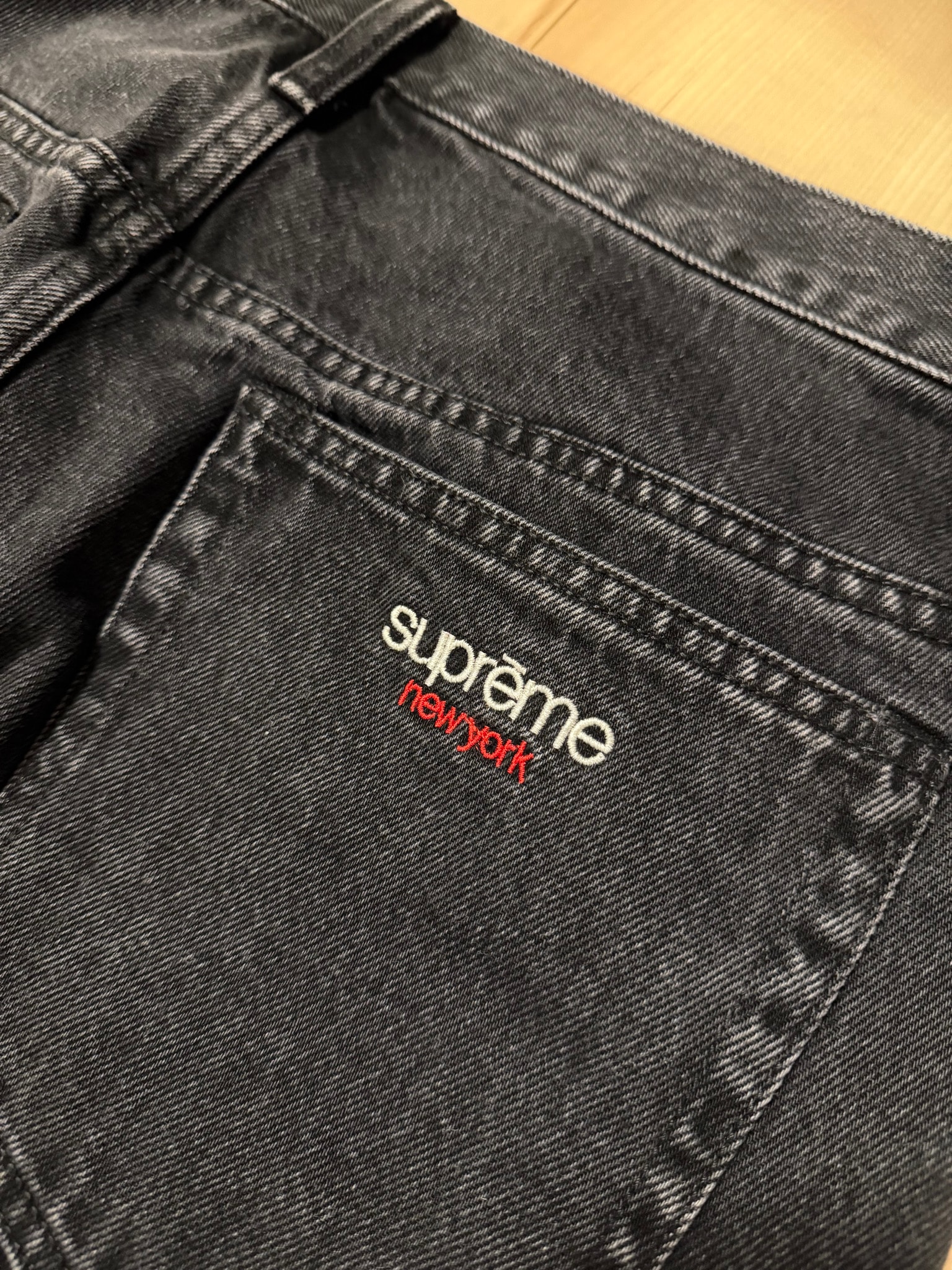 Supreme Baggy Jean (25FW) "Black"
