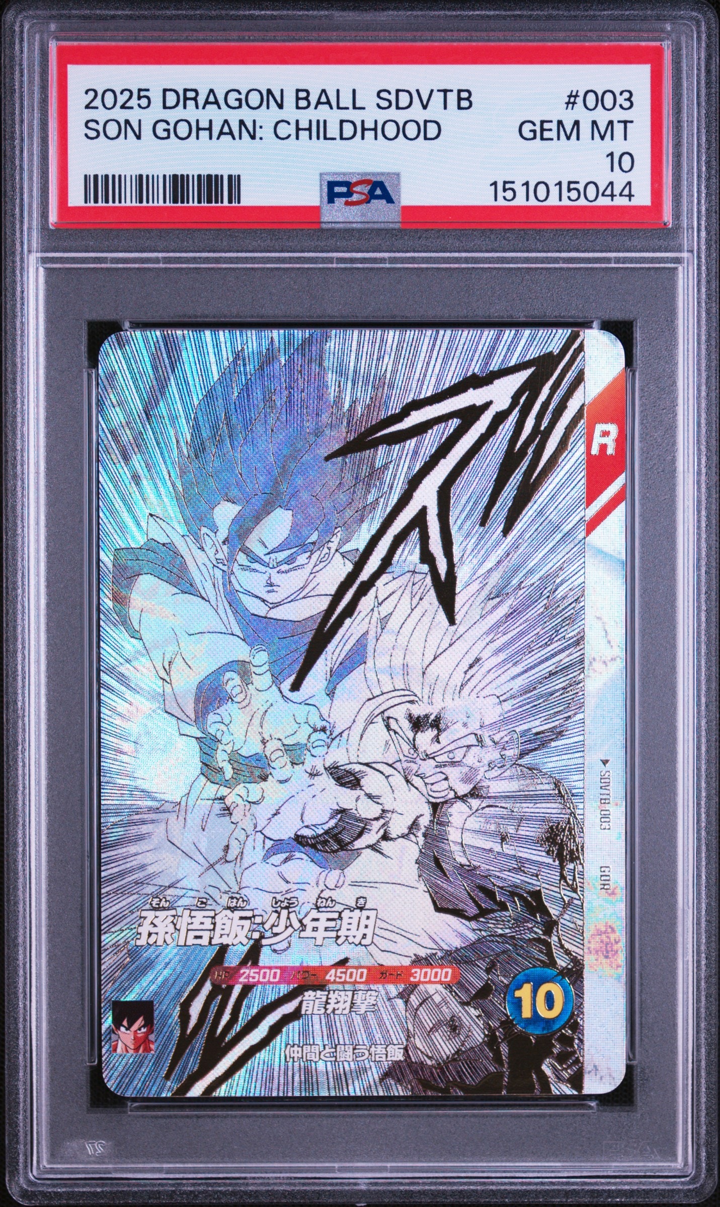 孫悟飯:少年期 GDR [SDVTB-003](ドラゴンボールスーパーダイバーズ「9ポケットバインダーセット ドラゴンボール 40th アニバーサリー エディション」)