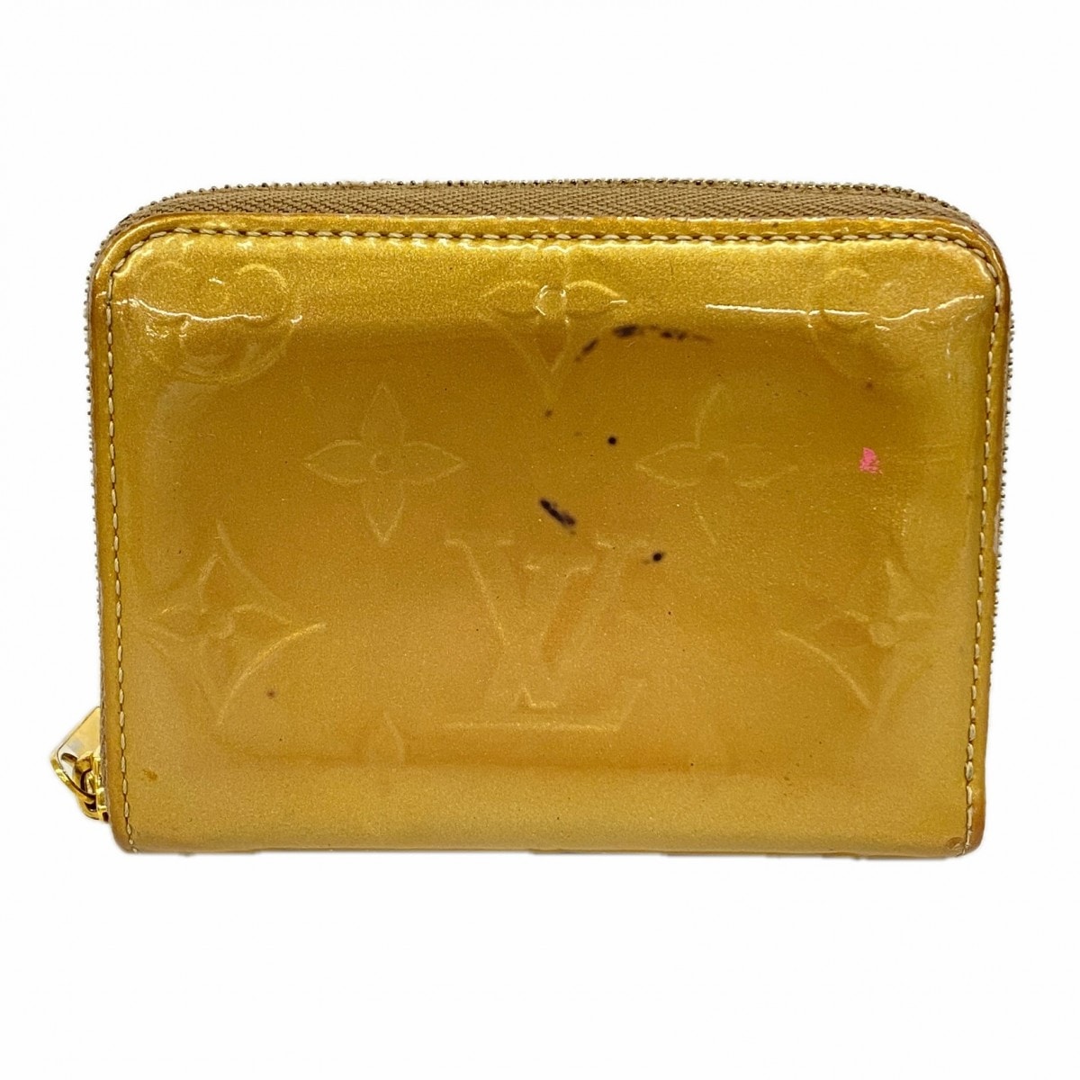 ★SALE【6gd4117】ルイヴィトン コインケース ヴェルニ ジッピーコインパース M91762 ベージュプードル【中古】レディース