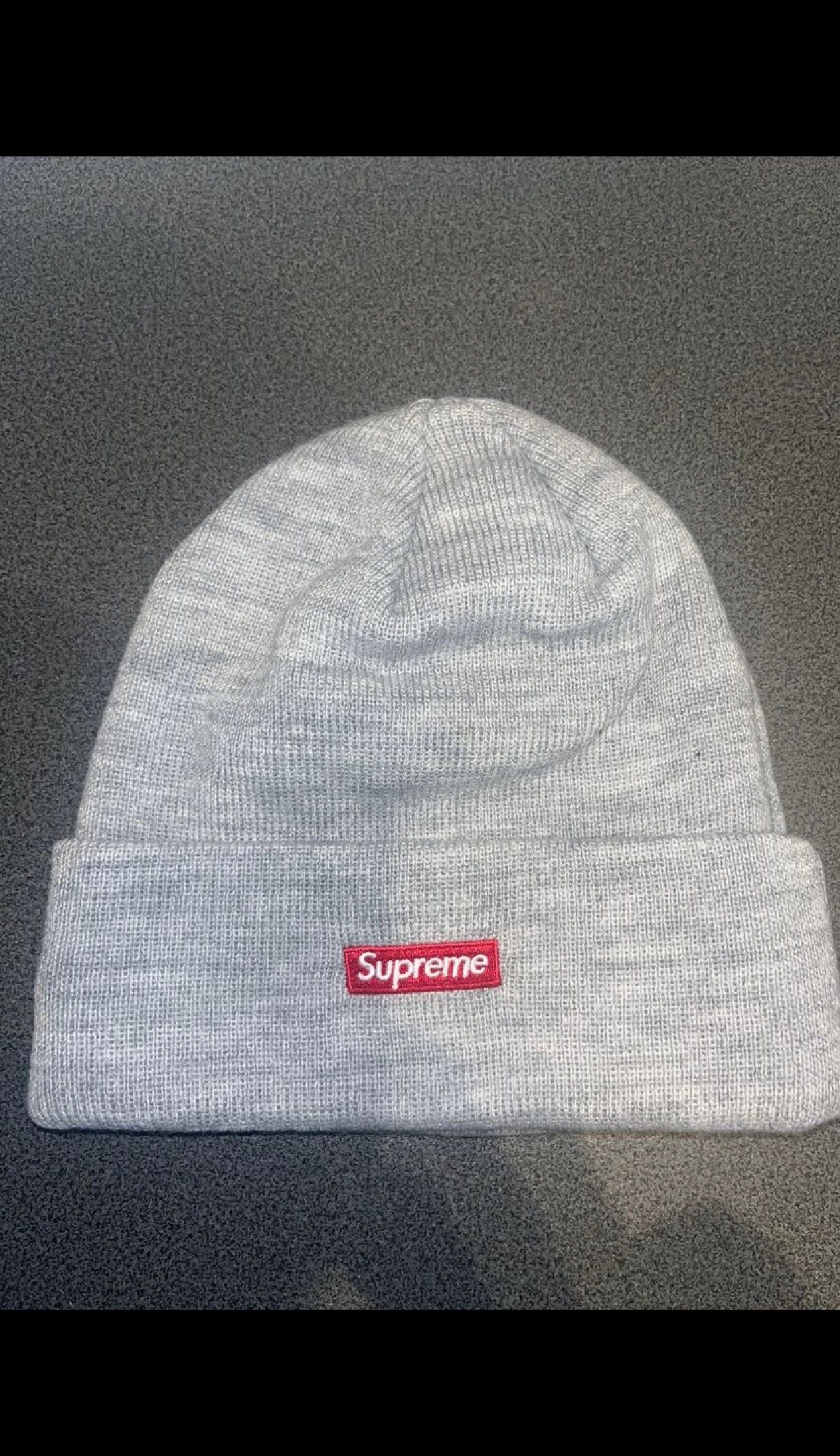 Supreme New Era S Logo Beanie "Heather Grey" (22FW)