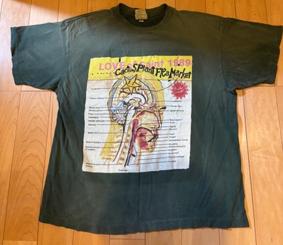 SAINT Mxxxxxx x Cactus Plant Flea Market SS Tee Love Of Snt "Green"