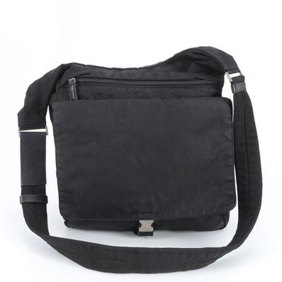 ■美品 プラダ テスート ナイロントライアングルロゴショルダーバッグ