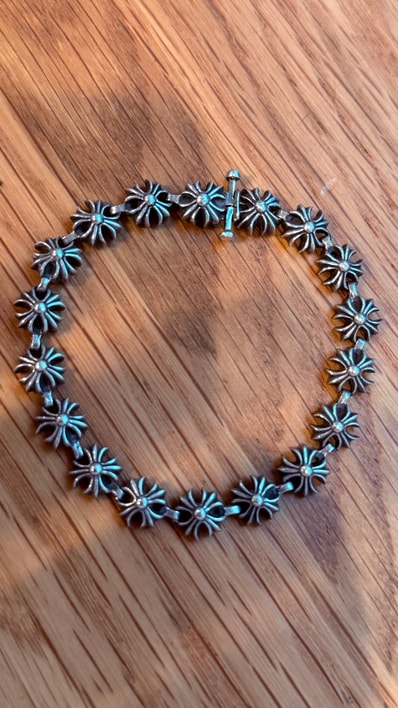 Chrome Hearts Tiny Plus Bracelet "Silver"
