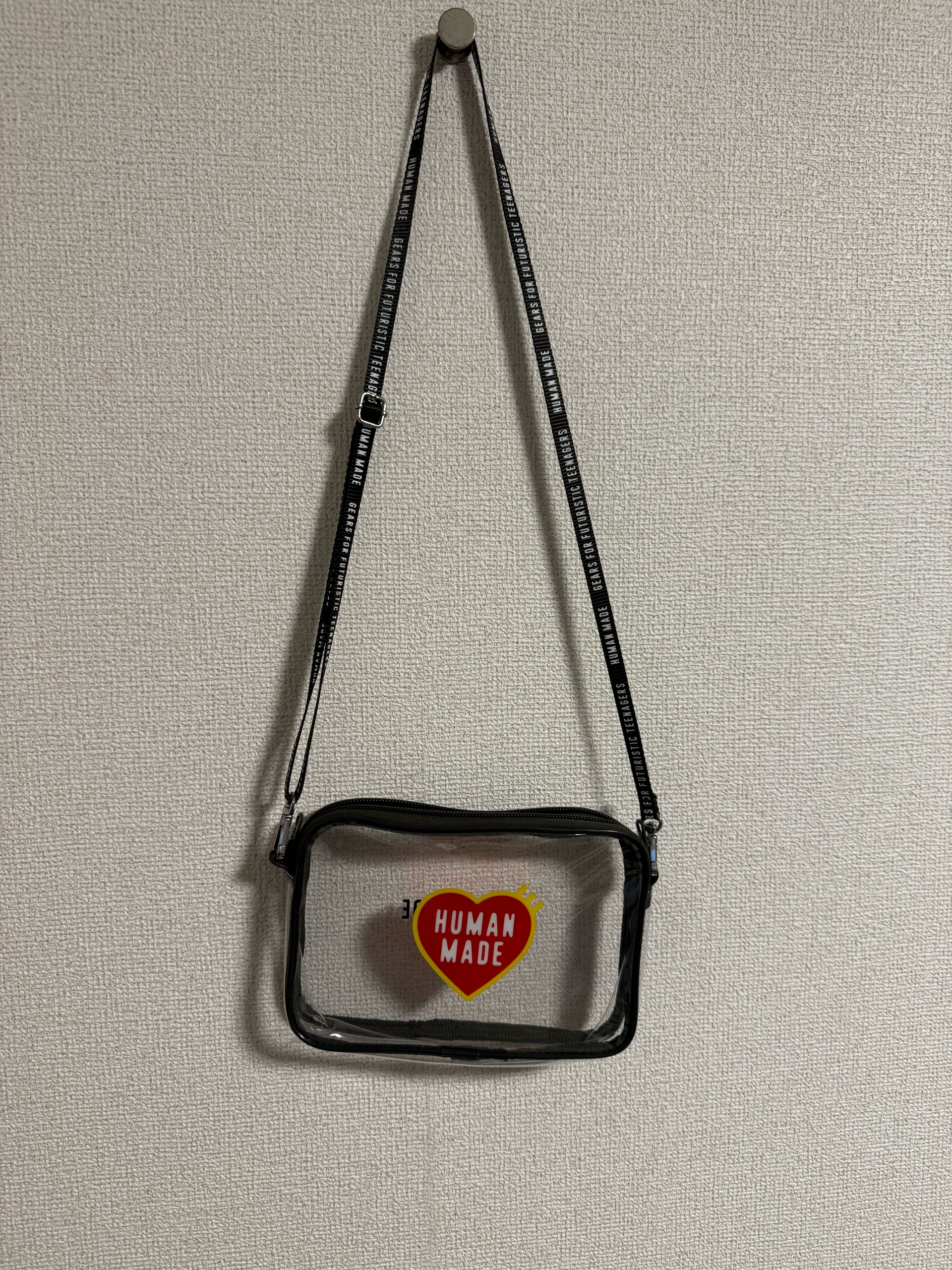 HUMAN MADE PVC Pouch Medium "Clear"