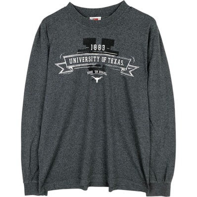 古着 ナイキ NIKE TEAM テキサス大学 TEXAS ロングTシャツ ロンT メンズM相当/eaa673065