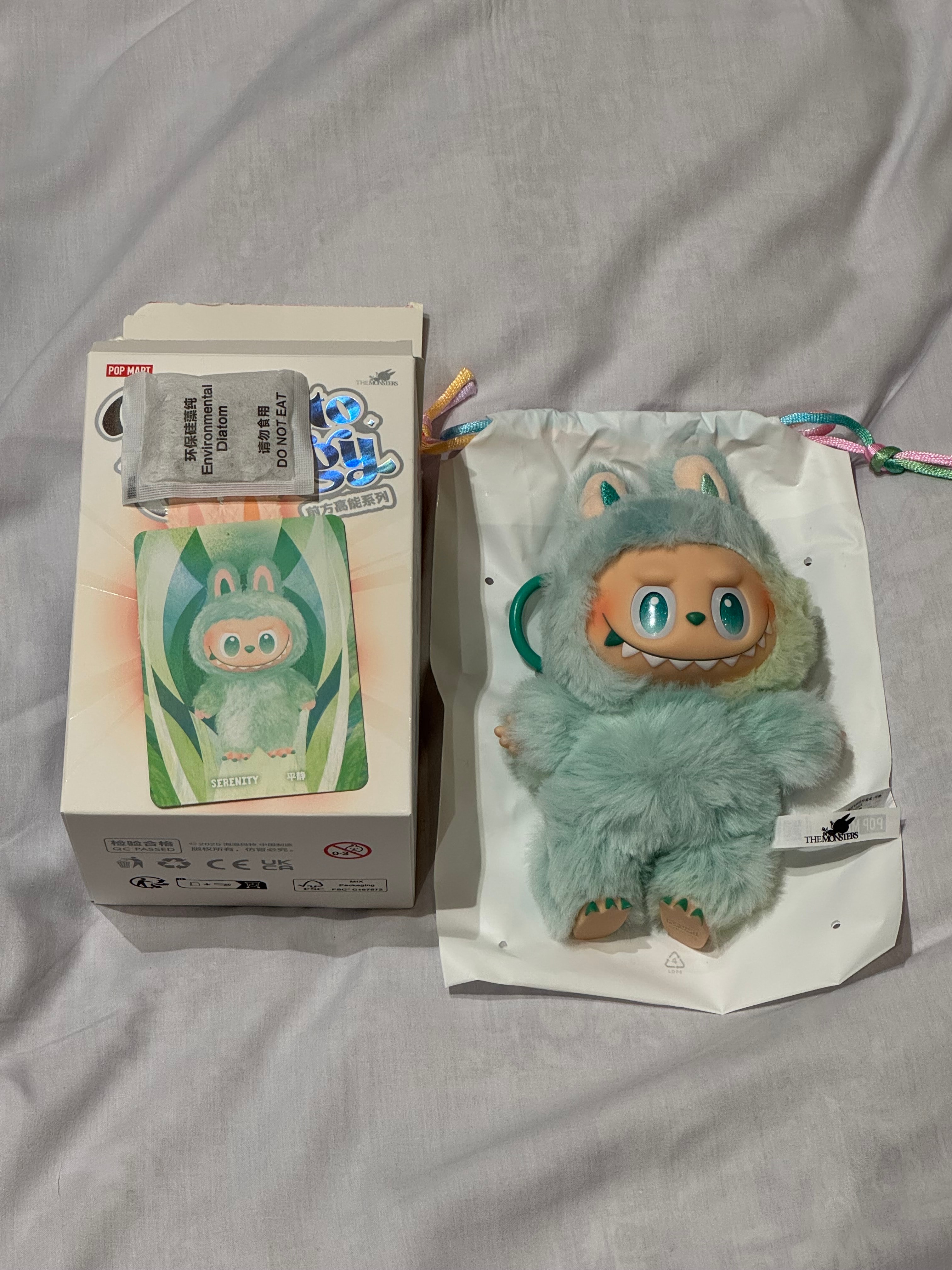 POP MART THE MONSTERS (LABUBU) Big into Energy Series Plush Pendant SERENITY