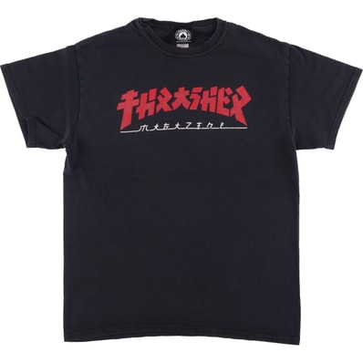 古着 スラッシャー THRASHER GODZILLA ゴジラ サーフ スケートTシャツ メンズM相当/eaa529204