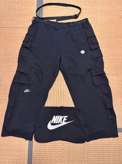 PEACEMINUSONE PMO x NIKE Wide Pants "Black" / G-DRAGON