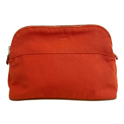 エルメス HERMES ポーチ ボリード バニティ ポーチMM ジッパー ファスナー 化粧ポーチ オレンジ