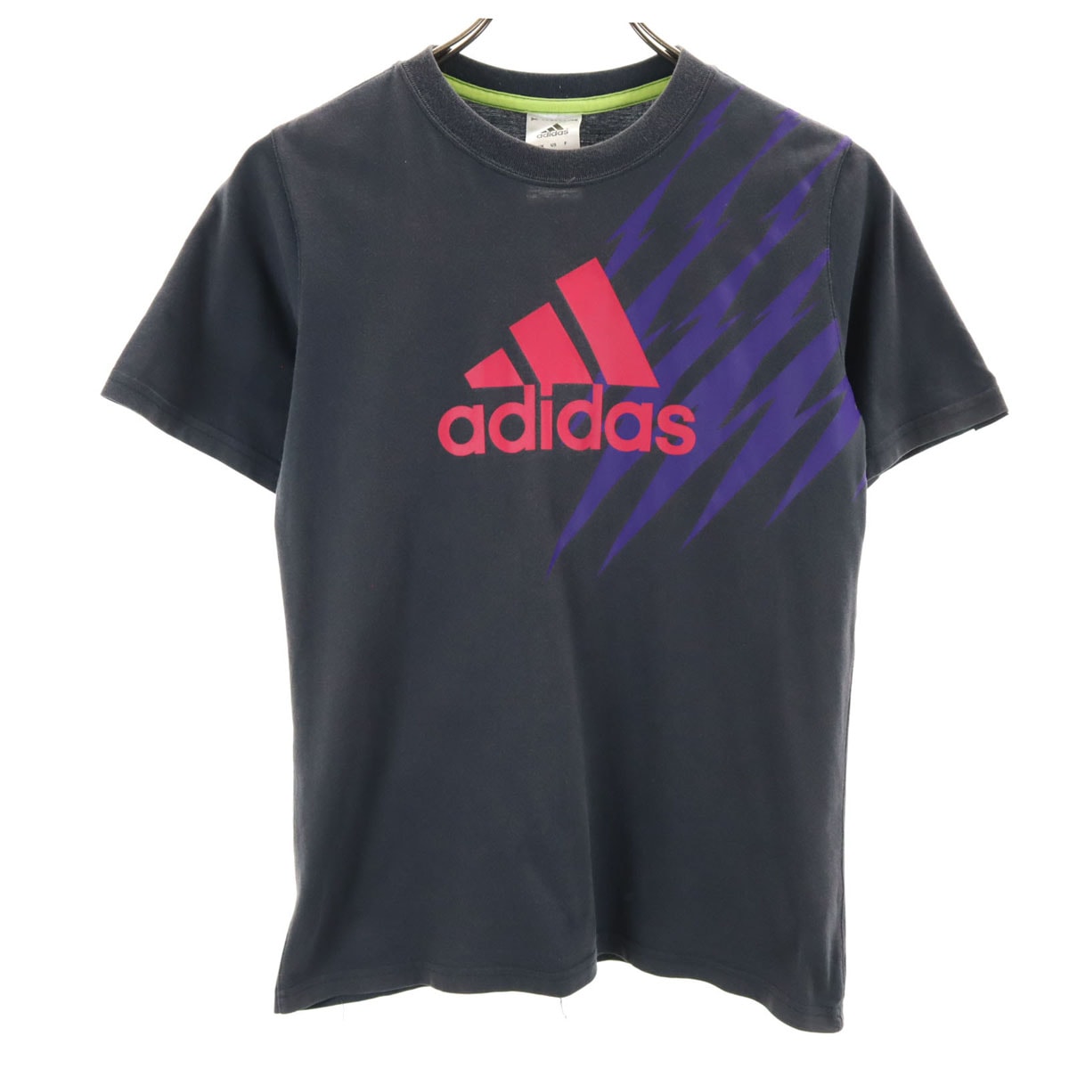 adidas アディダス 半袖 Tシャツ 140 チャコールグレー
