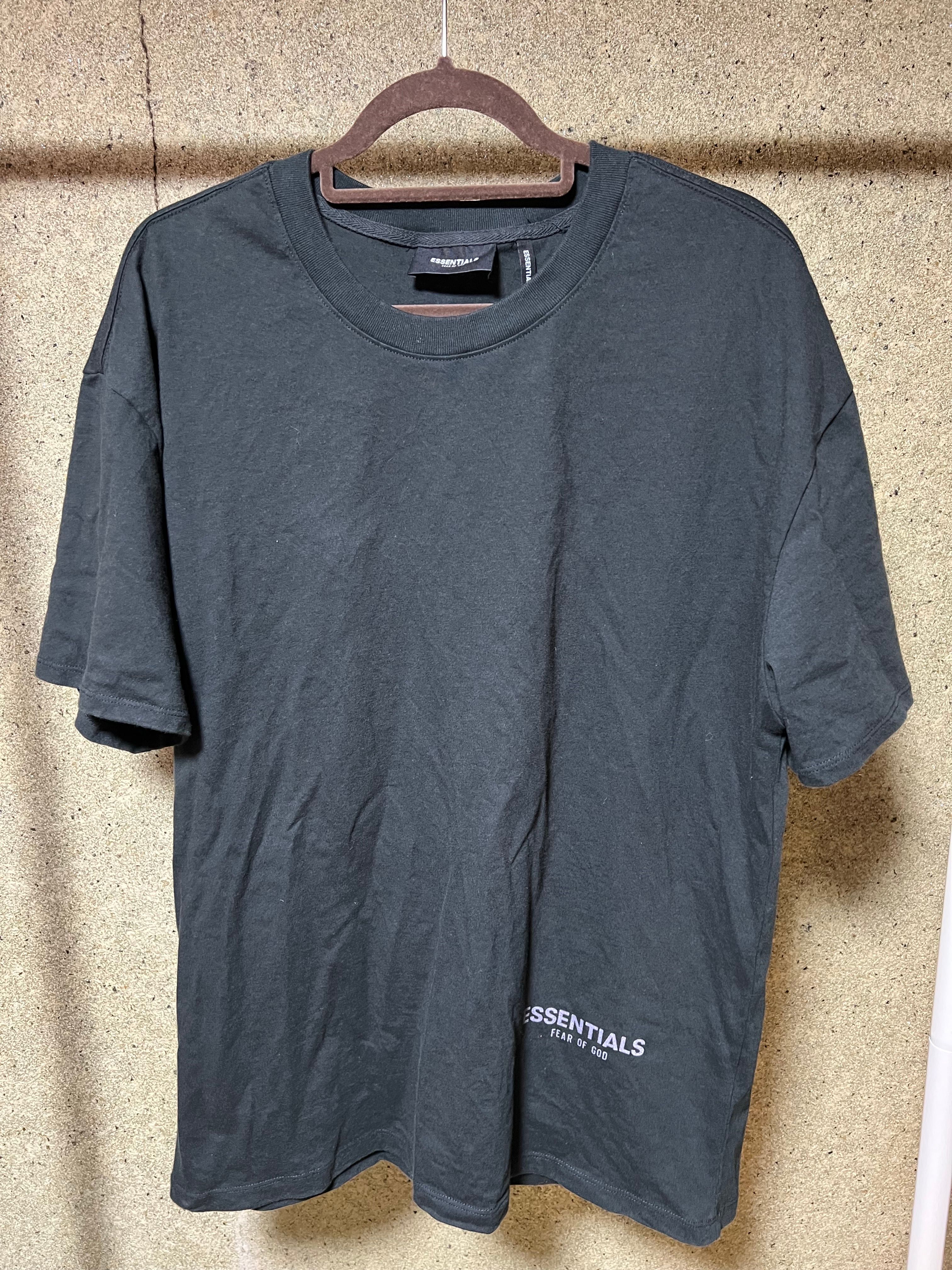 FEAR OF GOD ESSENTIALS 3M Logo Boxy T-shirt "Black"