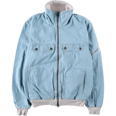 古着 ラコステ LACOSTE デニムブルゾン メンズL相当/eaa649044
