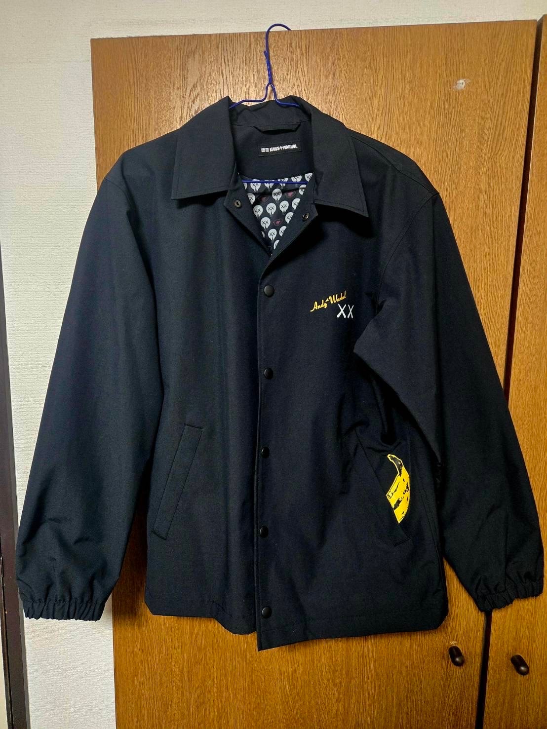 Uniqlo x KAWS x WARHOL Coach Jacket "Black"