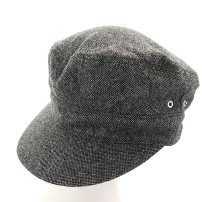 美品 Mila Owen ミラオーウェン キャスケット F グレー 帽子