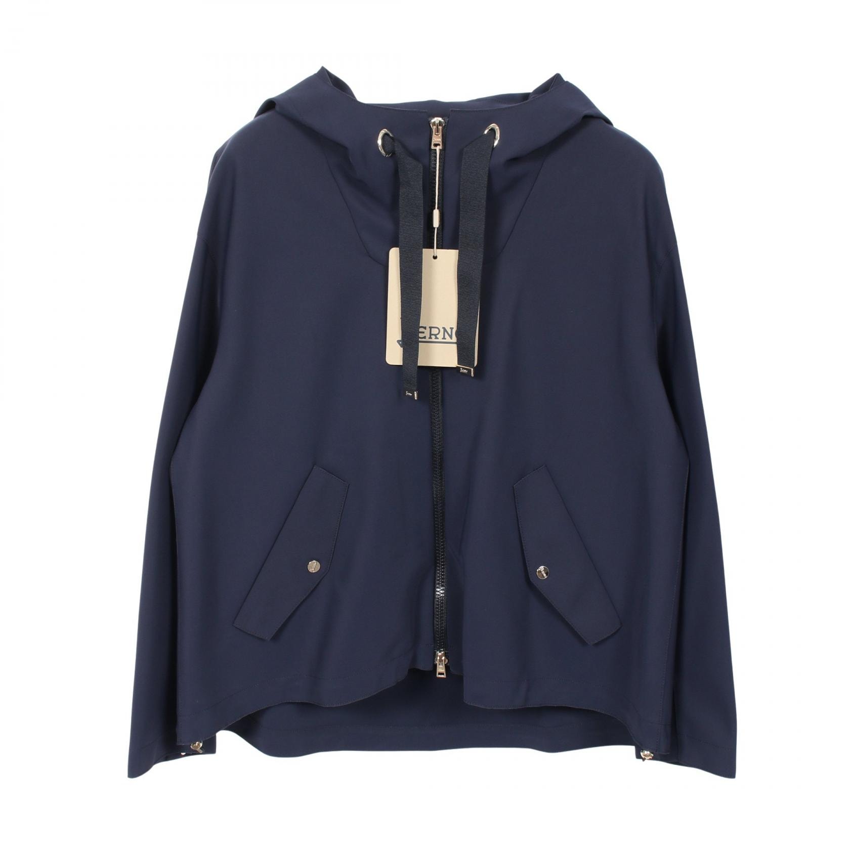 ヘルノ Herno FIRST-ACT ケープ ブルゾン 衣料品 アウター ナイロン レディース ネイビー系 GI000203D13455920138 【新品】
