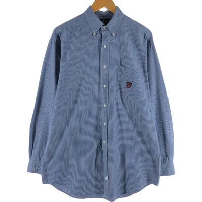 古着 ラルフローレン Ralph Lauren 長袖 ボタンダウンストライプシャツ メンズM相当/eaa536472