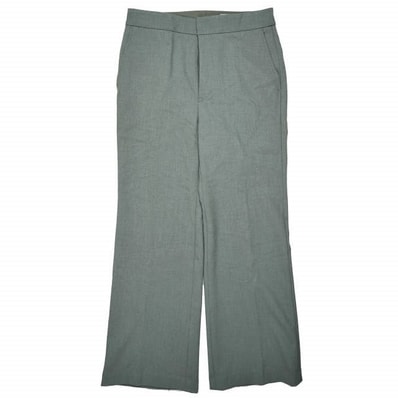 ADAM ET ROPE アダムエロペ 21AW セミフレアスラックス GAS21060 36 グレー パンツ ジップフライ ボトムス g6003