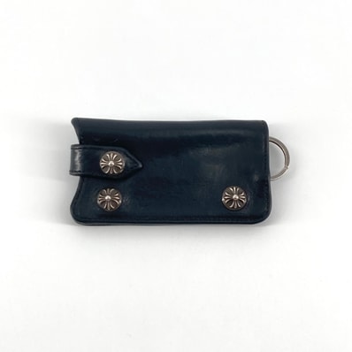 Chrome Hearts Leather Key Case "Black"