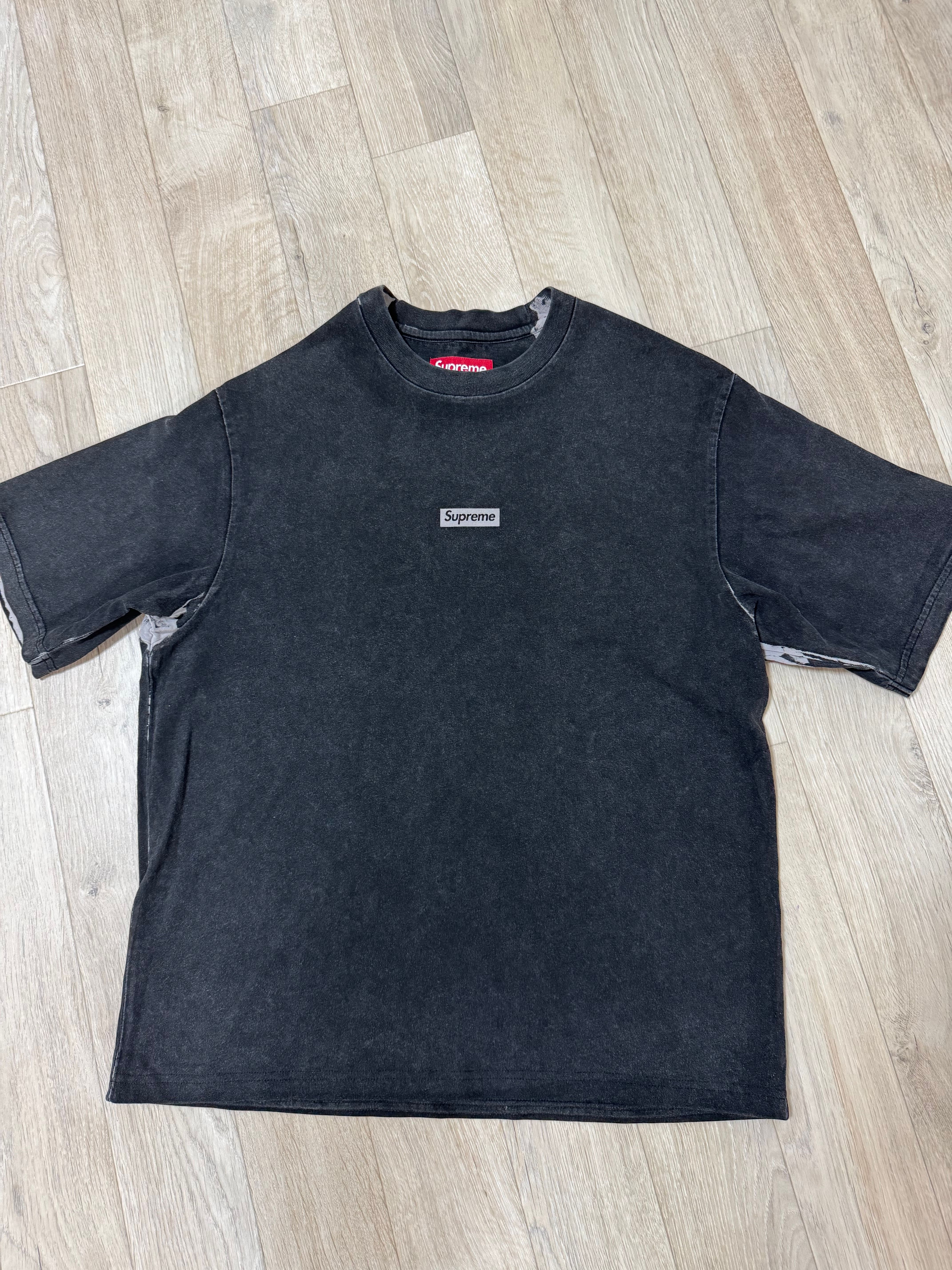 Supreme Overprint Small Box S/S Top "Black"