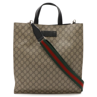 グッチ2WAY GGスプリーム 456217 トートバッグ メンズ