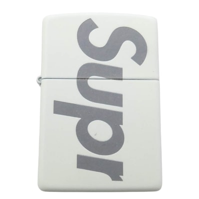 Supreme シュプリーム その他アクセサリー 20SS x Zippo ジッポ Glow in the Dark グロー イン ザ ダーク 蓄光 ライター オフホワイト系 グレー系【中古】