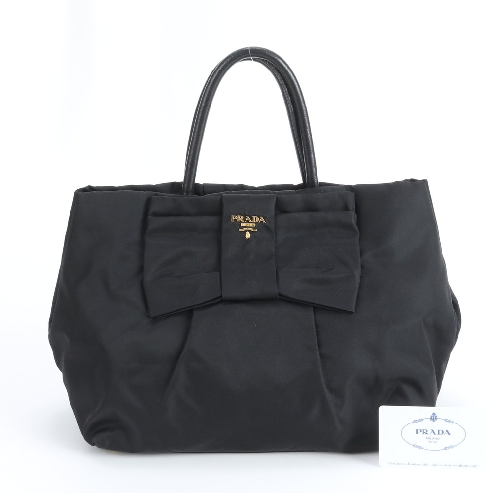 ■美品 プラダ テスート ナイロンリボン モチーフ BN1601