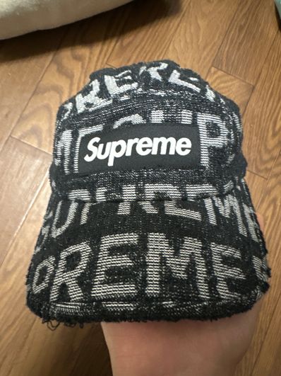 Supreme Terry Spellout Camp Cap "Black"