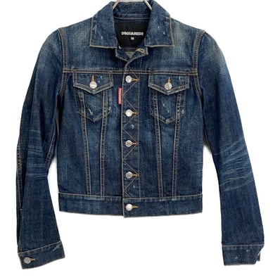 ディースクエアード 16年 S75AM0432 3rdタイプ デニムジャケット 36