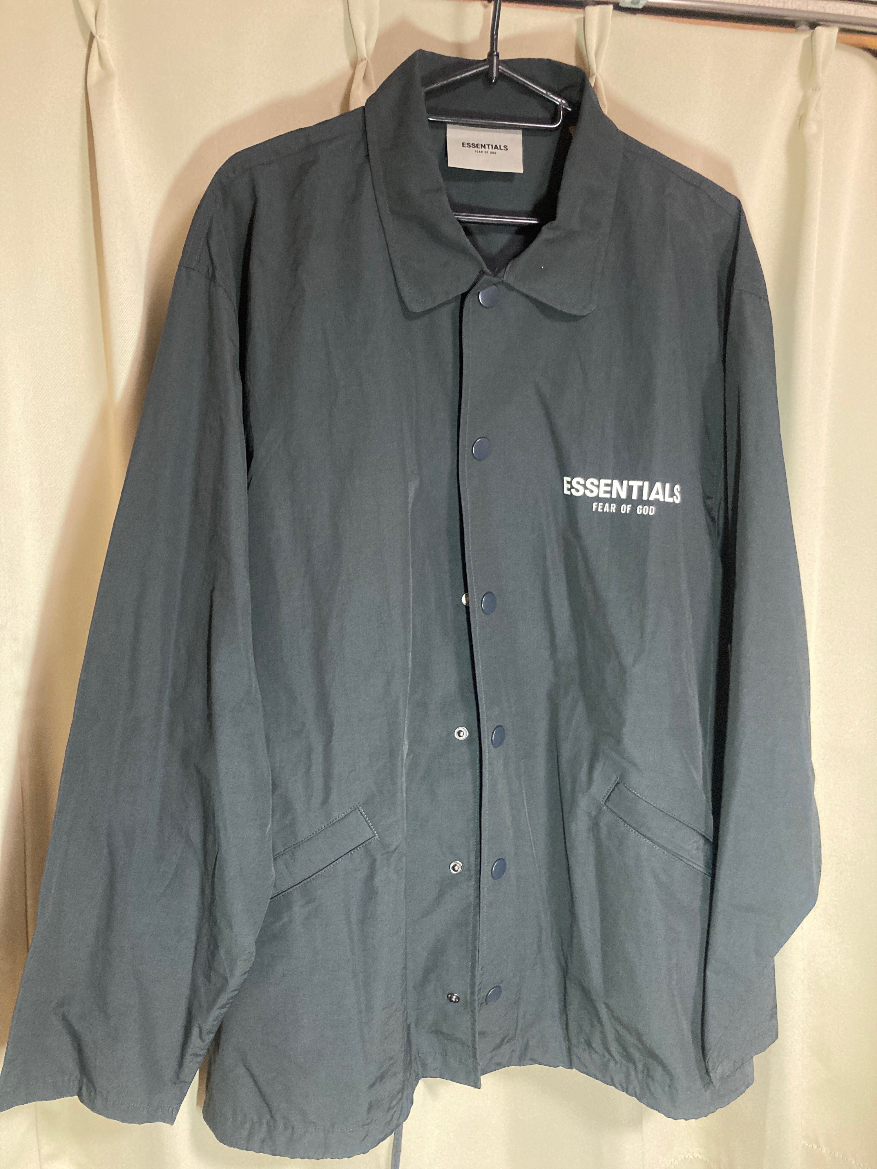 FEAR OF GOD ESSENTIALS Coach Jacket "Black"