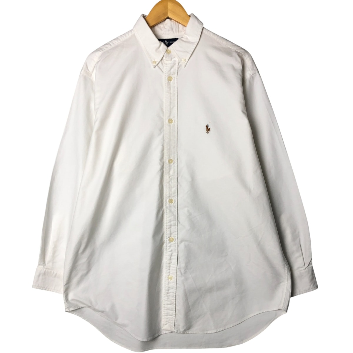 古着 ラルフローレン Ralph Lauren YARMOUTH 長袖 ボタンダウンシャツ メンズXL相当/eaa584237