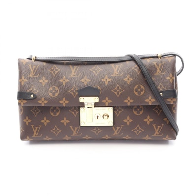ルイ・ヴィトン LOUIS VUITTON サック トリアングルPM ショルダーバッグ バッグ PVCコーティングキャンバス レザー レディース ブラウン系 / ブラック系 M41693 【中古】