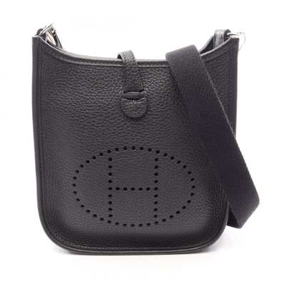 エルメス HERMES エヴリンアマゾンTPM ショルダーバッグ バッグ レザー トリヨンクレマンス Z刻印(2021年製造) レディース ブラック系 【中古】