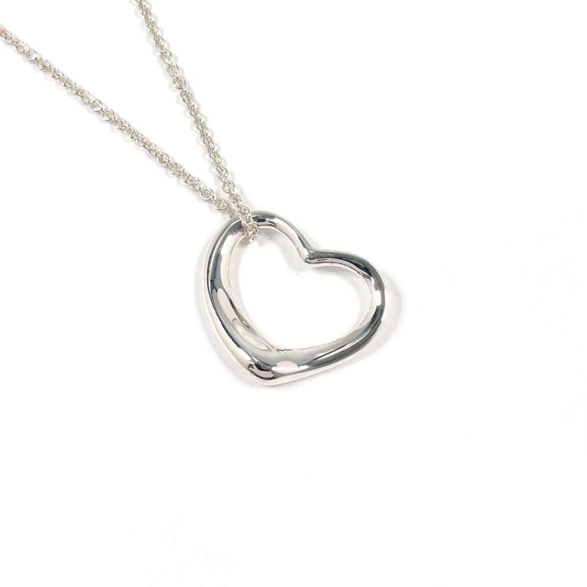 ティファニー ネックレス オープンハート エルサペレッティ シルバー