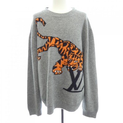 ルイヴィトン LOUIS VUITTON タイガーインタルシアプルオーバー HMN77WH56 ニット