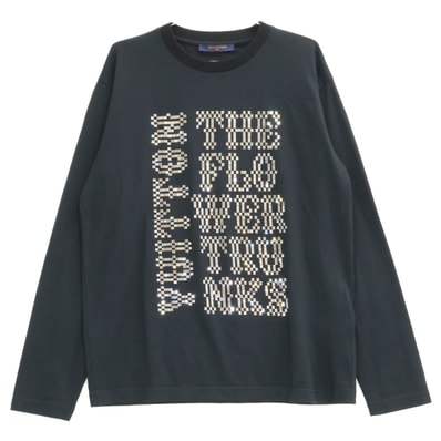 ルイヴィトン 【美品/国内正規/24年製】RM241M SQ6 HQY34W エンベリッシュド ロングスリーブ ニットソー M