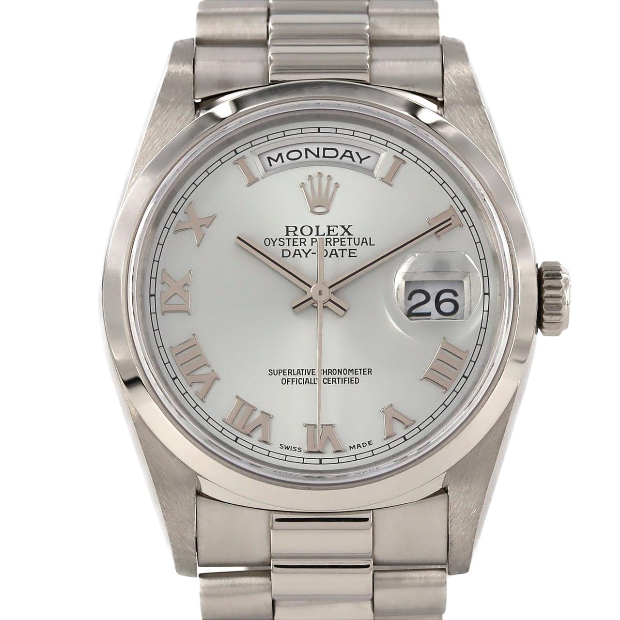 ロレックス デイデイト 18206 PT 自動巻 W番