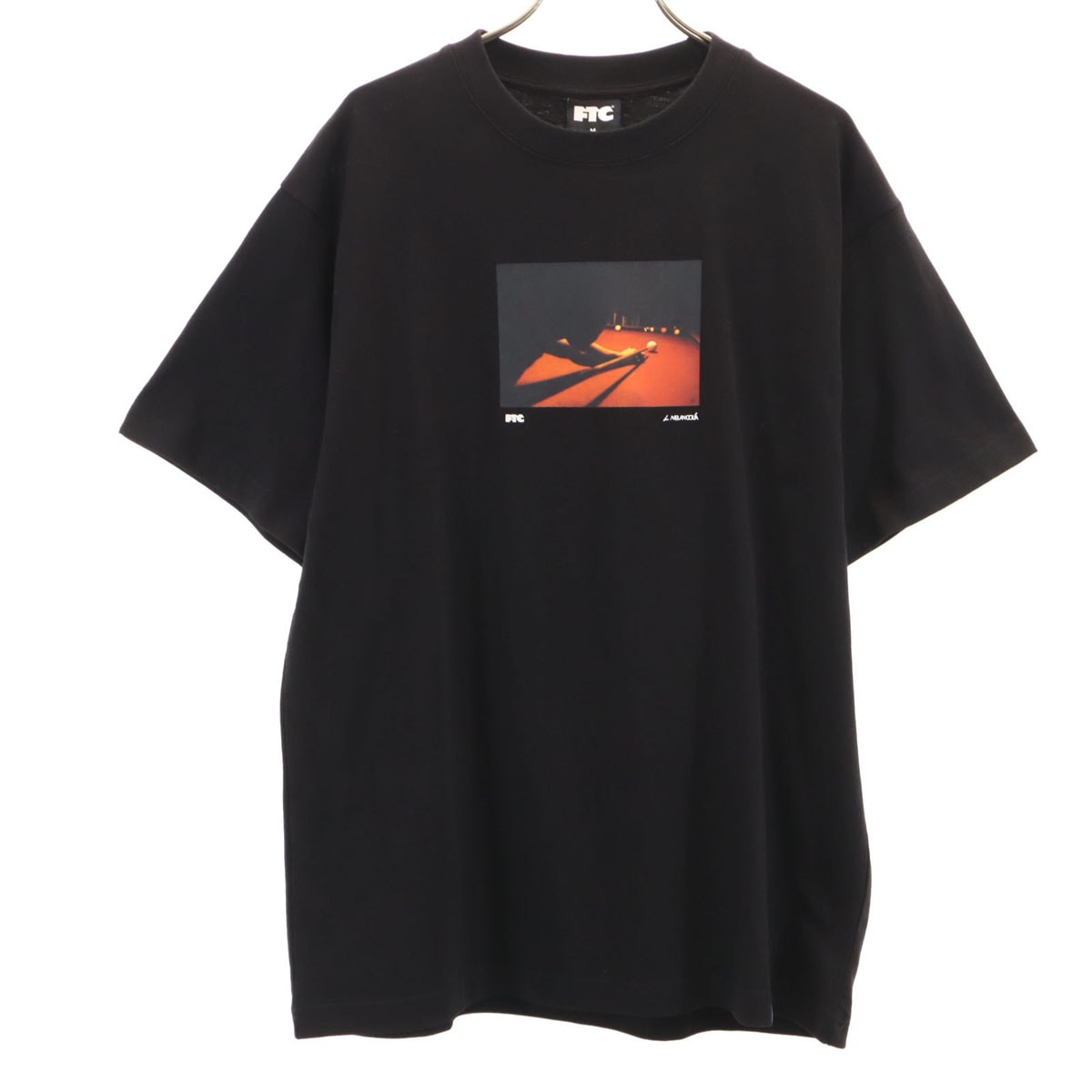 美品 FTC エフティーシー ビリヤード フォト 半袖 Tシャツ M ブラック