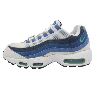 NIKE ナイキ スニーカー 104050-131 【観賞用】 95年製 オリジナル AIR MAX 95 エアマックス95 ブルーグラデ スニーカー ソールリペア ホワイト系 ブルー系 26.0cm【中古】