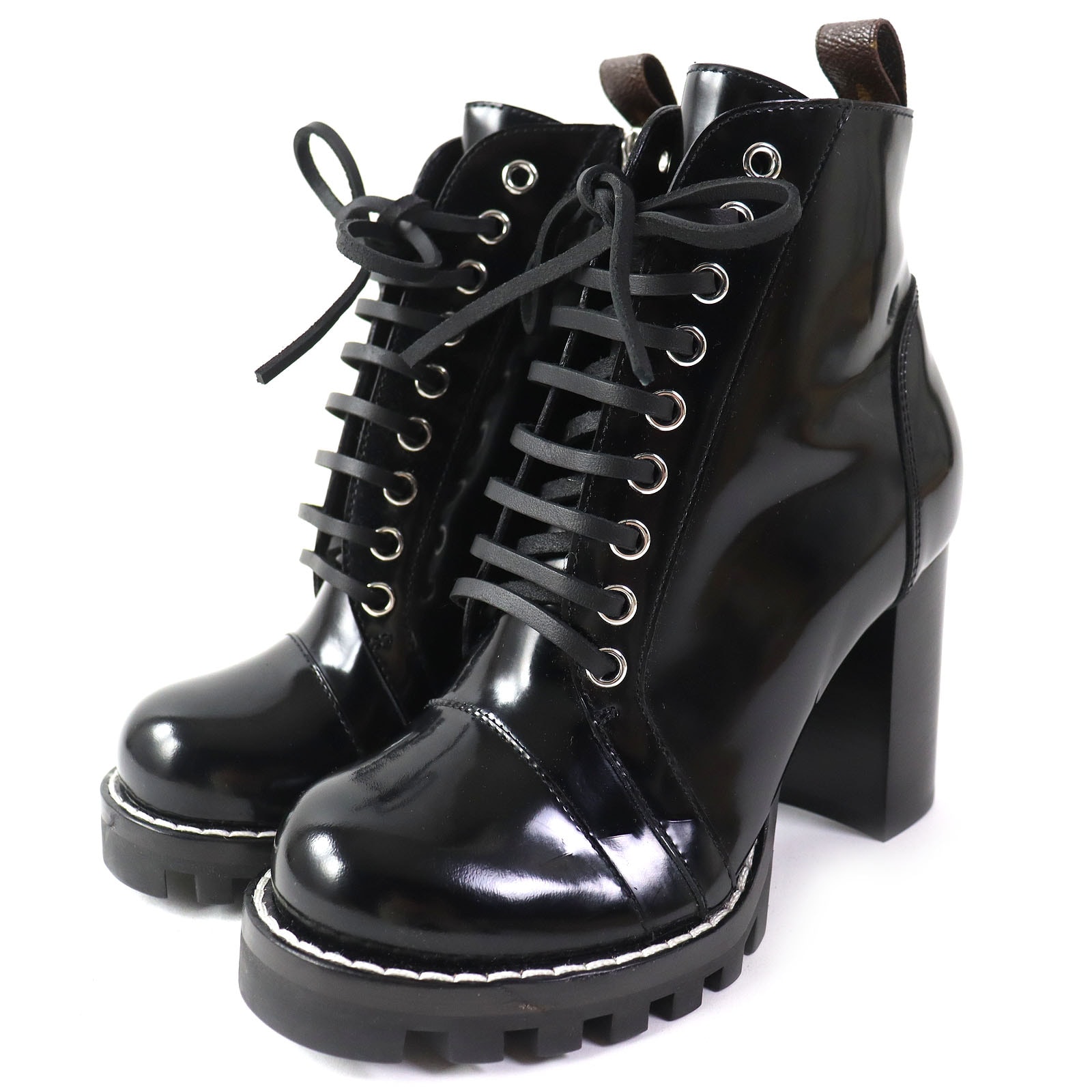 【ドンドン見直し】美品 ルイヴィトン ショートブーツ レディース 36