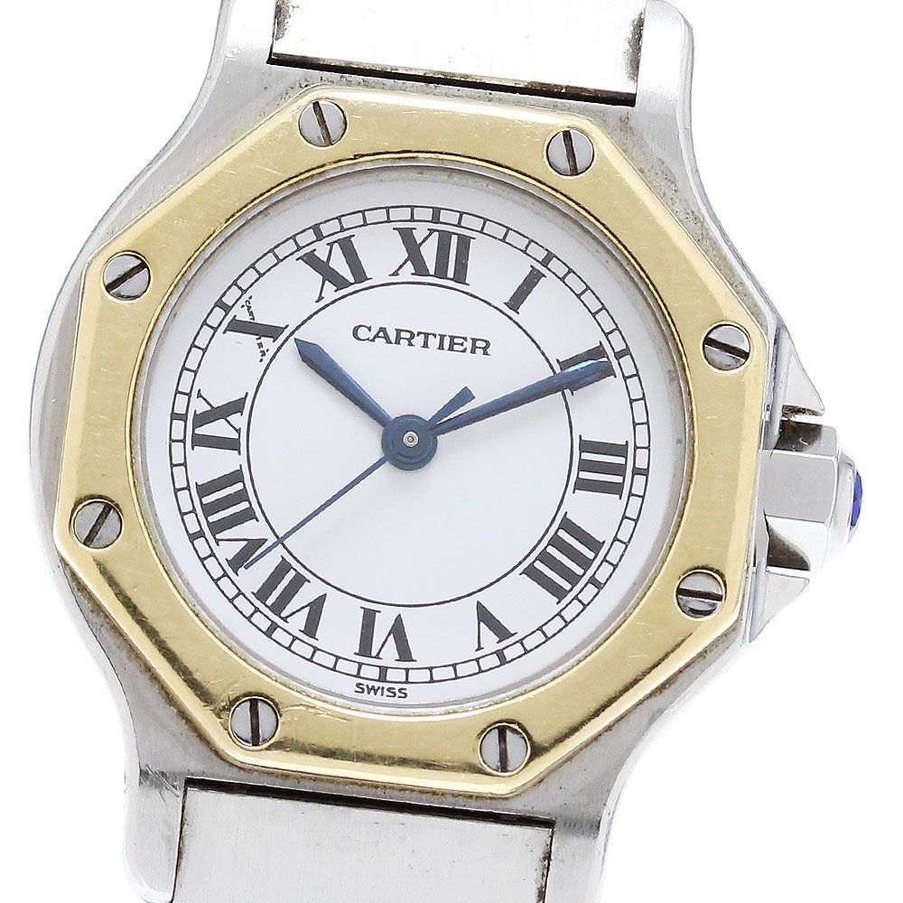 カルティエ サントスオクタゴンSM  レディース 【中古】