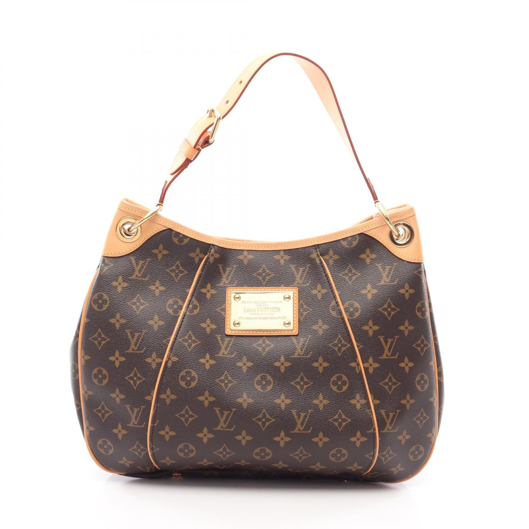 ルイ・ヴィトン LOUIS VUITTON ガリエラPM モノグラム ショルダーバッグ バッグ PVCコーティングキャンバス レザー レディース ブラウン系 M56382 【中古】