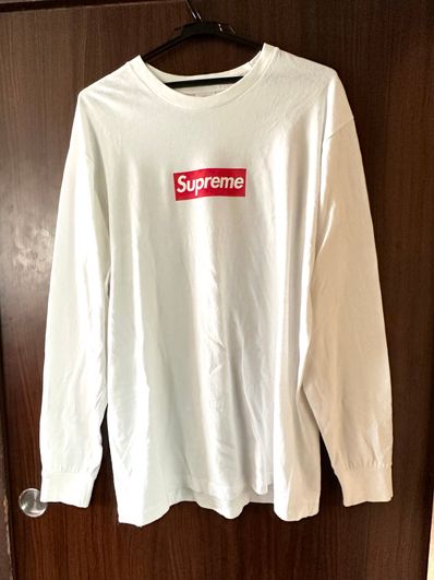 Supreme Box Logo L/S Tee "White"